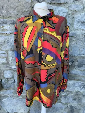 80s abstract shirt   Medium