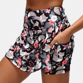 Foxy Floral Skort