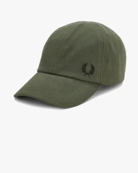 Fred Perry Classic Pique Cap - Laurel Wreath Green / Night Green