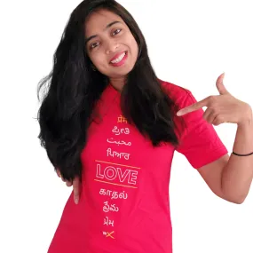 LOVE Languages of India T-Shirt