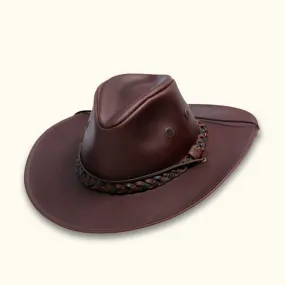 The Yukon - Leather Unisex Hiker Hat